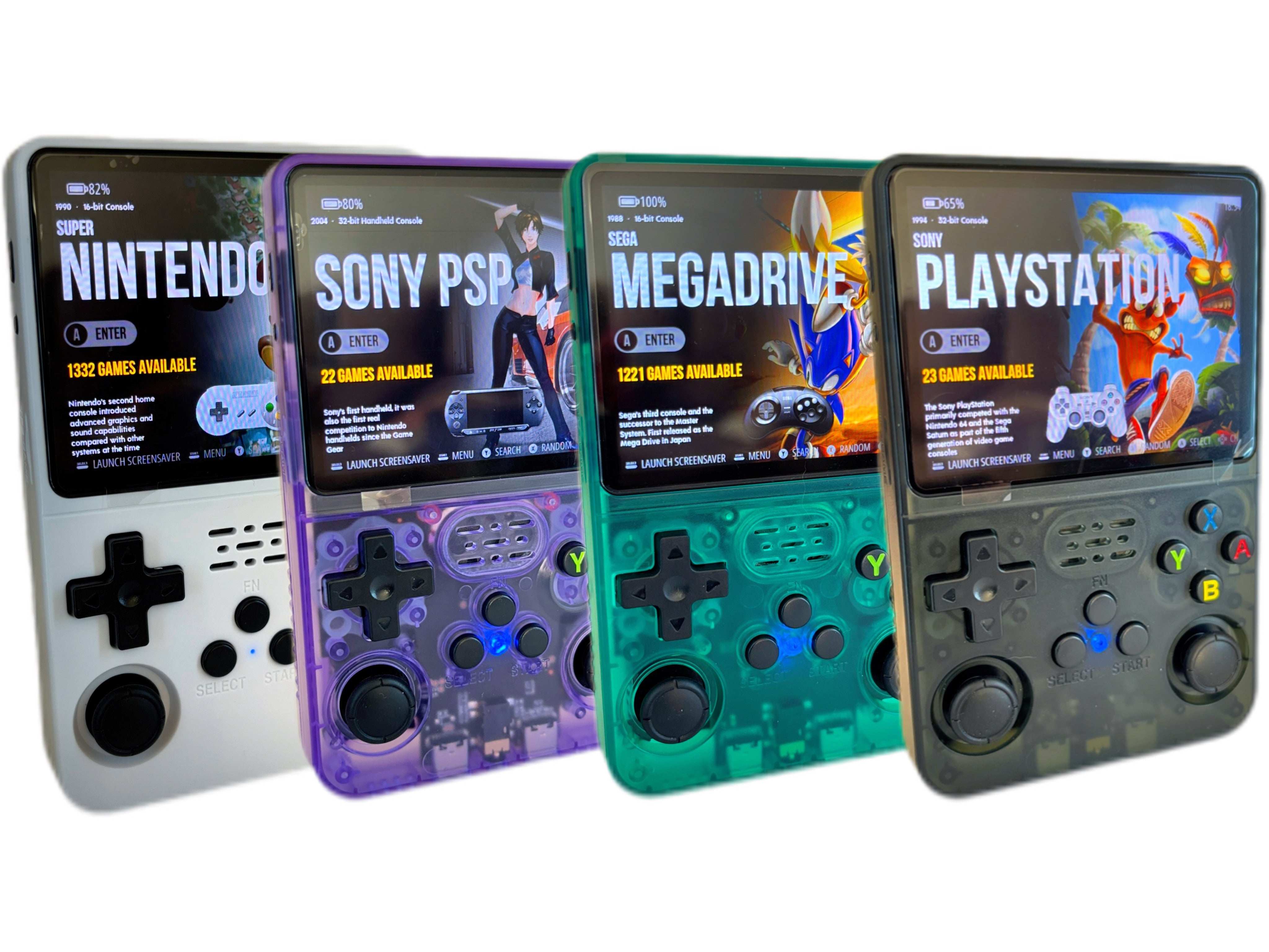 Catálogo de Consolas Portátiles Retro - Modelos Anbernic y más.