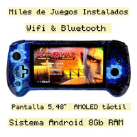 Consola portatil rg556 azul