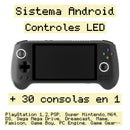 Consola anbernic rg556 color negro pantalla horizontal