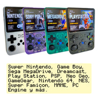 consola gaming retro colores disponibles